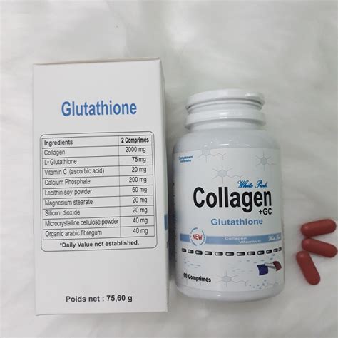 Viên uống Collagen và Glutathion hộp 60 viên nhập khẩu Pháp Nhà Thuốc