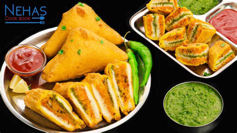 Bread Pakora Recipe Street Style Bread Pakoda Recipe Stuffed Bread