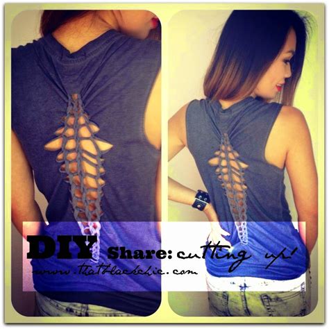 DIY Share: T-Shirt Reconstruction with SweetCandyLine | That Black Chic