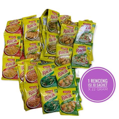 Jual Indofood Bumbu Racik Sayur Asam Lodeh Nasi Goreng 1 Renceng Isi 10