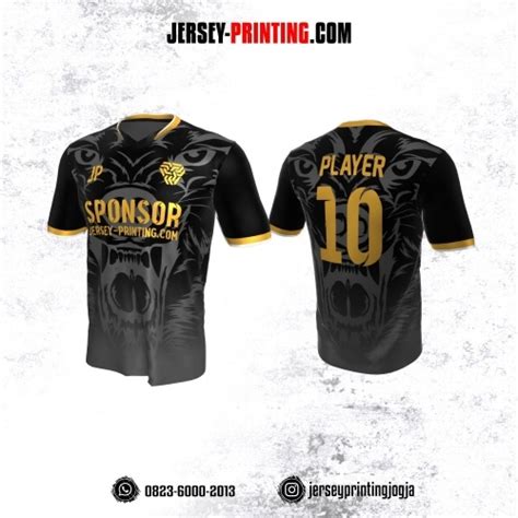 Jersey Futsal Motif Elang Hitam Abu Abu Jersey Printing Bikin