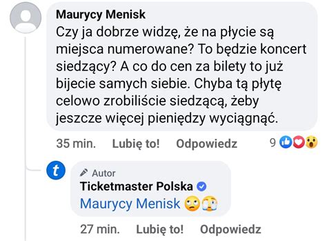 Rafał Mrowicki on Twitter Reakcje dystrybutora biletów na