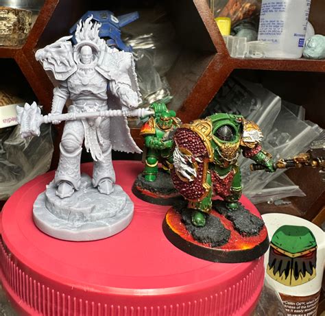 3D Printing The Primarch Vulkan Made With Phrozen Mini 8kCults