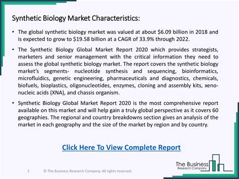 PPT Synthetic Biology Market Global Size Trends And Segments