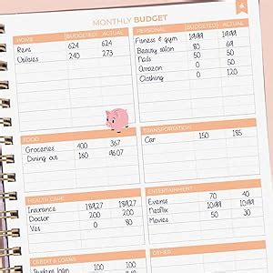 Amazon Clever Fox Budget Planner Coiled Budget Book With