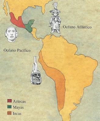 Coisas De Hist Ria Professor Ferdinando Maias Astecas E Incas Mapa