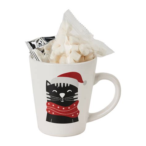 Mok Giftset Hond Kat Hot Chocolate Xenos