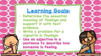 Wit And Wisdom Module 3 Lesson 11 Feelings By Sweet And Southern Firsties