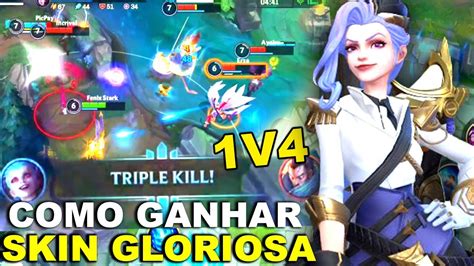 Jinx Wild Rift Como Ganhar A Skin Gloriosa Fiz 1 V 4 De Jinx No Lol