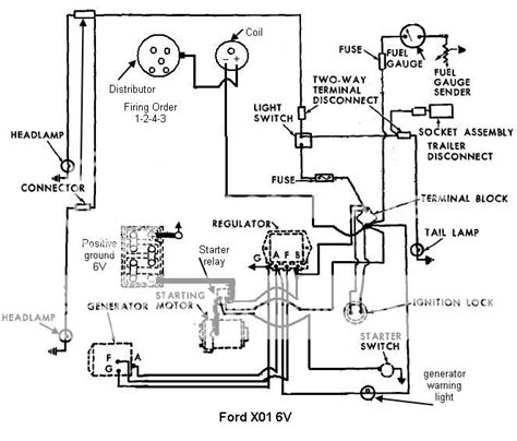 Ford 800 tractor wiring diagrams