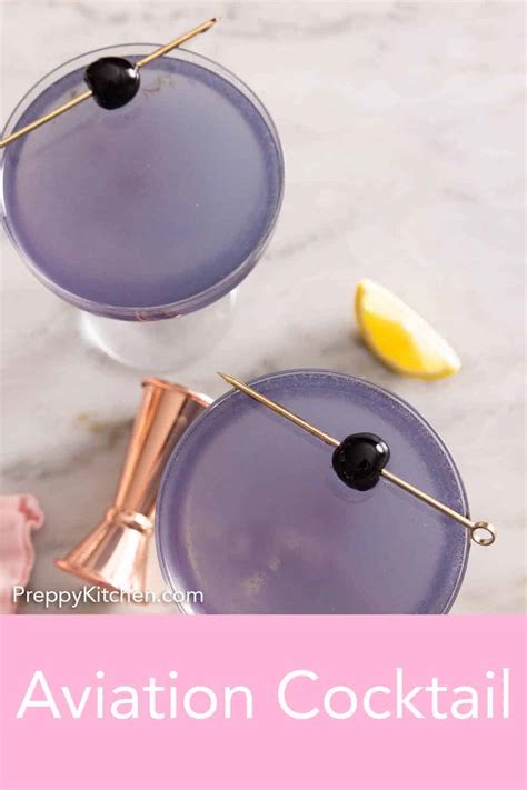 Aviation Cocktail - Preppy Kitchen