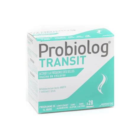 MAYOLY SPINDLER Probiolog Transit 28 Sticks Parapharmacie Pharmarket