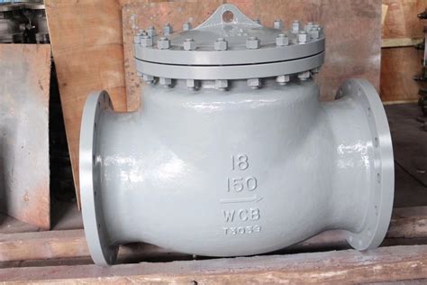 H H Cast Steel Swing Check Valve Class Non Return Valve Wcb