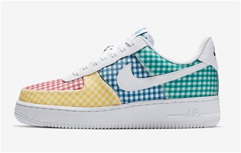 Nike Air Force 1 Gingham Pack Release Info Sneakerfiles