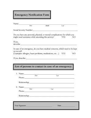 Fillable Online Etsu Emergency Contact Form Etsu Edu Etsu Fax Email