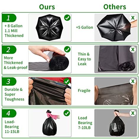 Portable Toilet Bags for Camping, Biodegradable Porta Potty Bags 8 ...