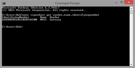 How To Find Serial Number Using Cmd Machinev