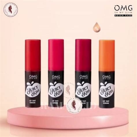 Jual OMG Oh My Glam Juicy Kiss Lip Tint Serum Shopee Indonesia