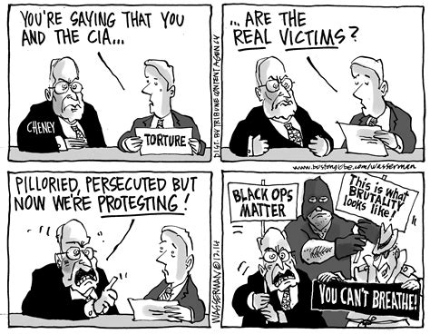Editorial cartoon: CIA as victim - The Boston Globe