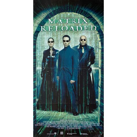 MATRIX RELOADED Australian Movie Poster 13x30 In 2003