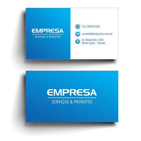 Cartão de Visita | Modelo Diarista D1649 - DMF Gráfica e Brindes