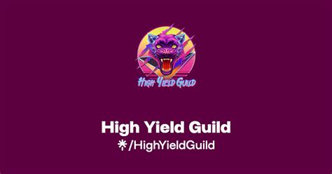 High Yield Guild Twitter Facebook Linktree