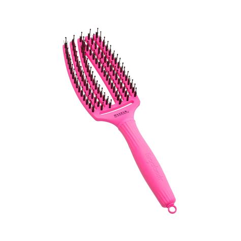 Szczotka Olivia Garden FingerBrush Combo Medium Neon Pink Do