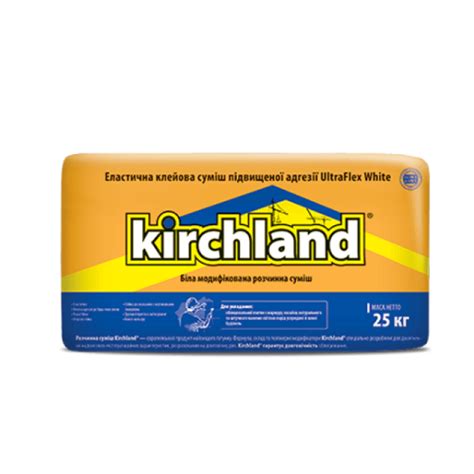 Белый клей для мраморной плитки Kirchland UltraFlex, купить | Budeko