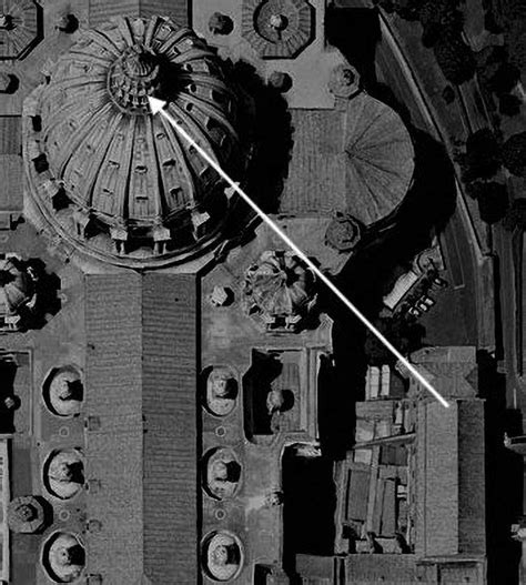 Diagram showing relation of altar wall of the Sistine Chapel to the ...