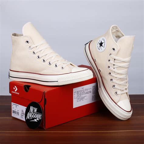 Sepatu Converse Ct All Star 70s High Egret Parchment Off White Putih