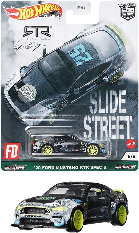 MODELO ESCALA 1 64 Car Culture 2021 SLIDE STREET 2020 Ford Mustang