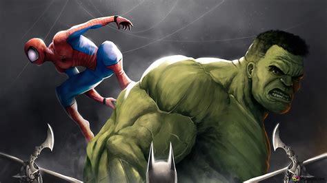 Total Imagen Spiderman Vs Hulk Rojo Abzlocal Mx