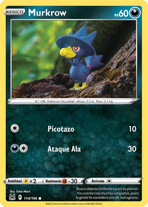 Murkrow Origen Perdido Tcg Wikidex La Enciclopedia Pok Mon