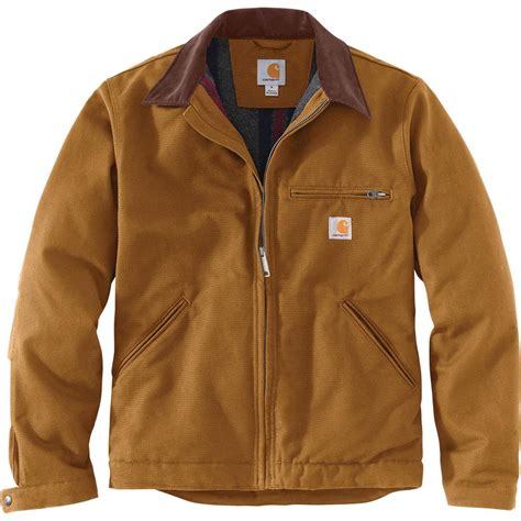 Carhartt Relaxed Fit Duck Blanket Lined Detroit Jacket Men S