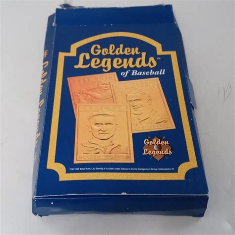 Golden Legend Other Golden Legends Of Baseball Babe Ruth Gold Baseball Card Poshmark