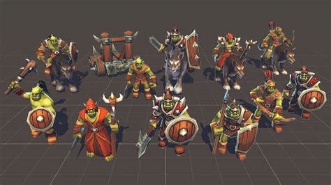 Toon RTS Units Orcs