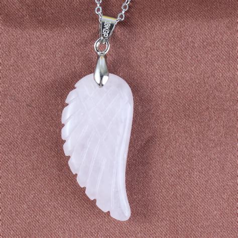 Collection Eon Pendentifs Aile D Ange En Pierre Angels