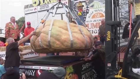 Trionfo Di Una Zucca Da Record Alla 51ma Edizione Del World