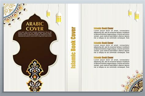 Quran, Islamic Arabic Book Cover Design 24473027 Vector Art at Vecteezy