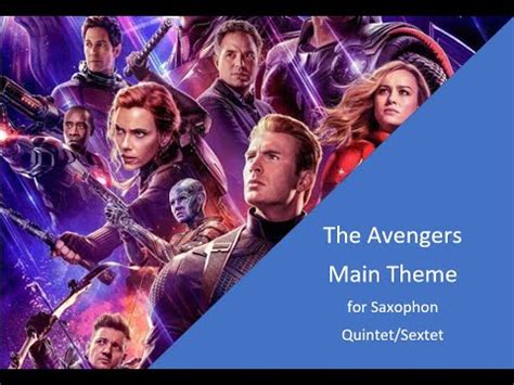 The Avengers For Sax Quintett Sextet YouTube