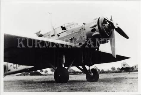 T515 FOTO WEHRMACHT Archiv Repro Luftwaffe Flugzeug Ju52 W34 EUR 3 99