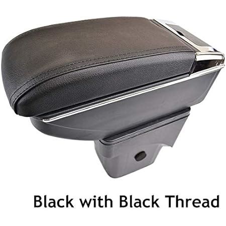 Dual Layer Black Leather Arm Rest For Focus Mk Centre