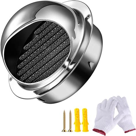 Amazon Duyuliang Vent Cap Wall Round Exhaust Hood Louvered