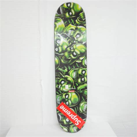 【未使用】【1円】未使用 国内正規 Supreme 18ss Skull Pile Skateboard Deck スカルパイル