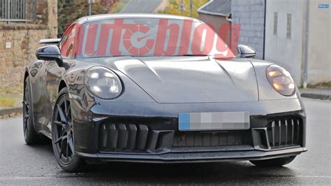 Refreshed Porsche 911 Revealed In Spy Photos With Very Little Camo Restyled Front And Rear R