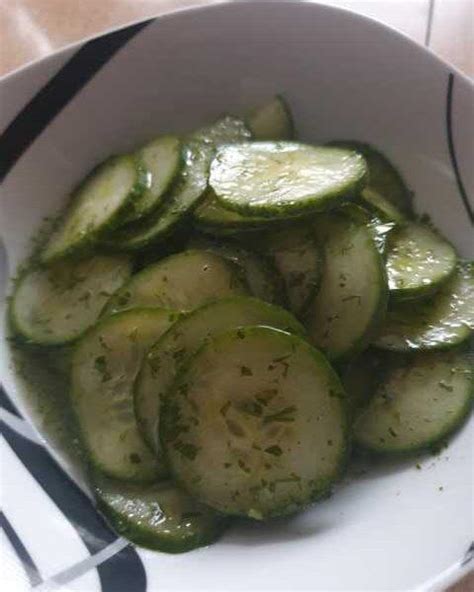 Gurkensalat Mit Essig Und L Schmidtking De Rezepte Kochen Backen