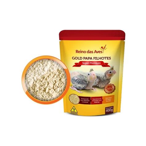 Gold Papa Filhotes Super Premium Reino Das Aves 400 G Submarino