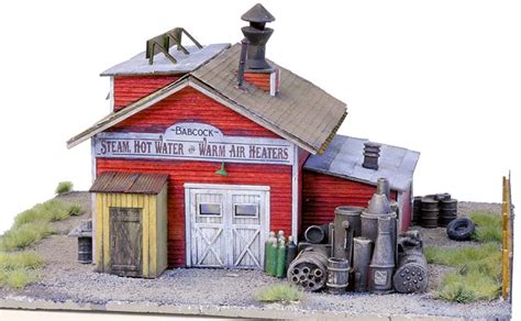 Bar Mills’ Babcock Boiler Works Kit in HO Scale - Railroad Model Craftsman