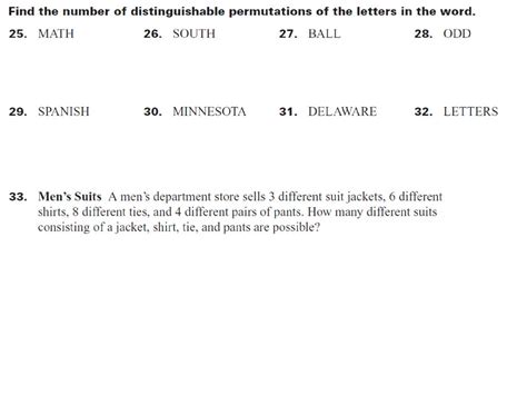 Counting Principle And Permutations Ppt Download