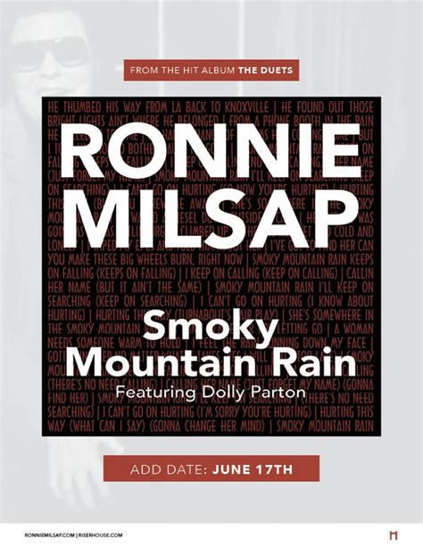 Ronnie Milsap Feat. Dolly Parton - Smoky Mountain Rain - Daily Play MPE ...